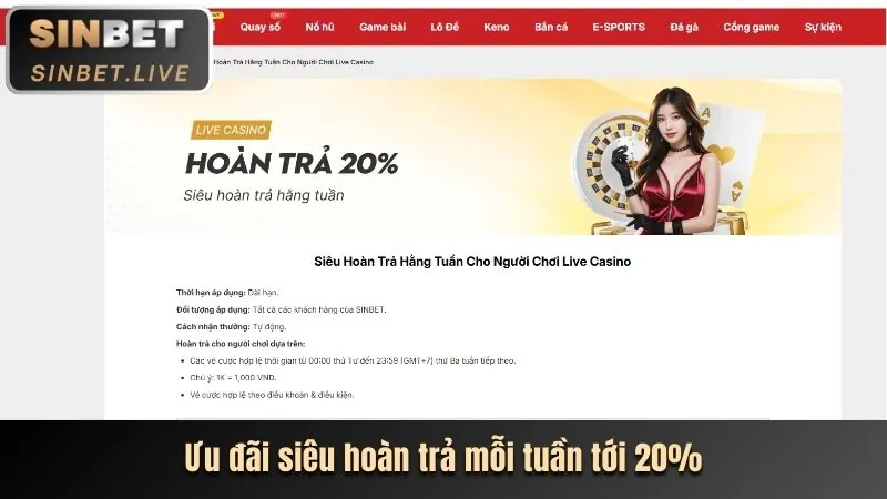 Thưởng chào mừng 188k